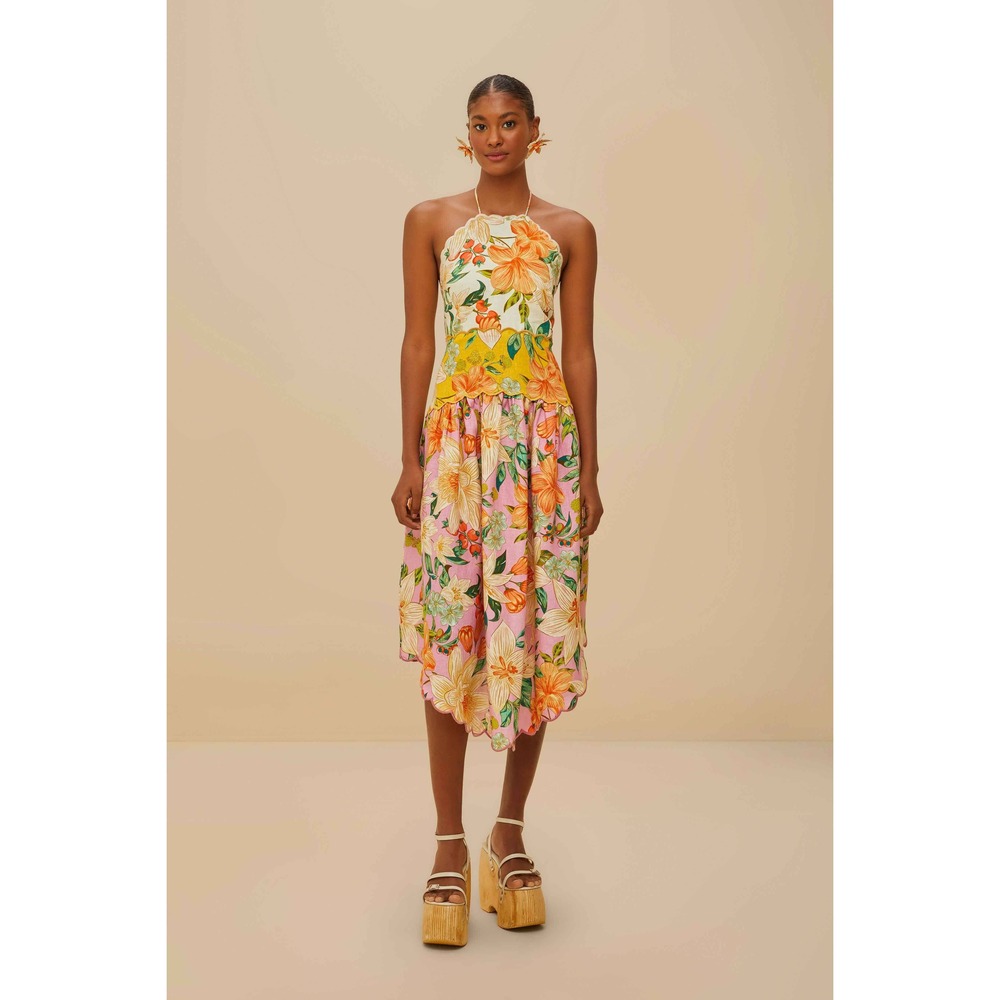 Guaragarden Euroflax™ Premium Linen Sleeveless Midi Dress